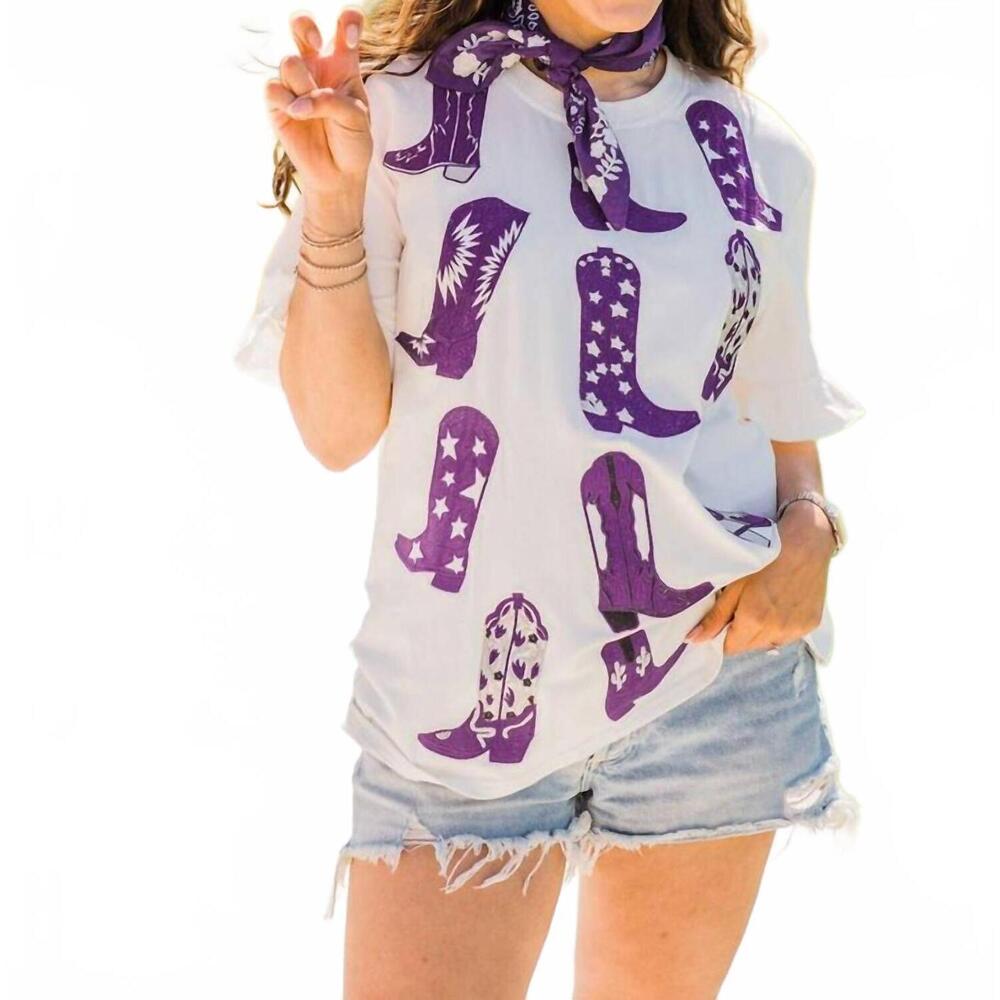 NEW LAYERZ CLOTHING walk the line tee in purple